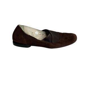 Mephisto Gazelle Womens Brown Leather Ballet Flats Size 8.5 Comfortable Walking